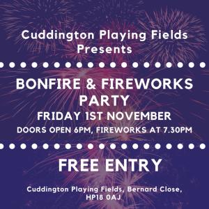 Bonfire & Fireworks Party 2019 Article Graphic