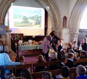 School Harvest Thanksgiving Service Article Graphic