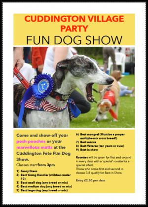 Village Party – Dog Show Registration from 3pm Article Graphic
