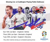 Euro 24 - Games showing live at the Clubhouse Article Graphic