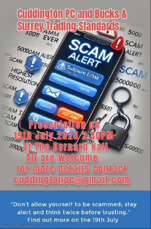Scam Alert Presentation Article Graphic