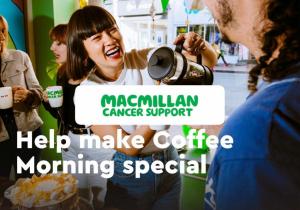 Macmillan Coffee Morning at The Crown, Friday 25 September Article Graphic