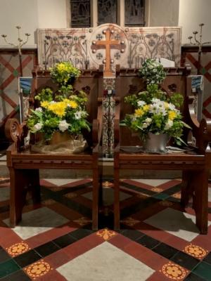 Flowers in Church for the Coronation Article Graphic
